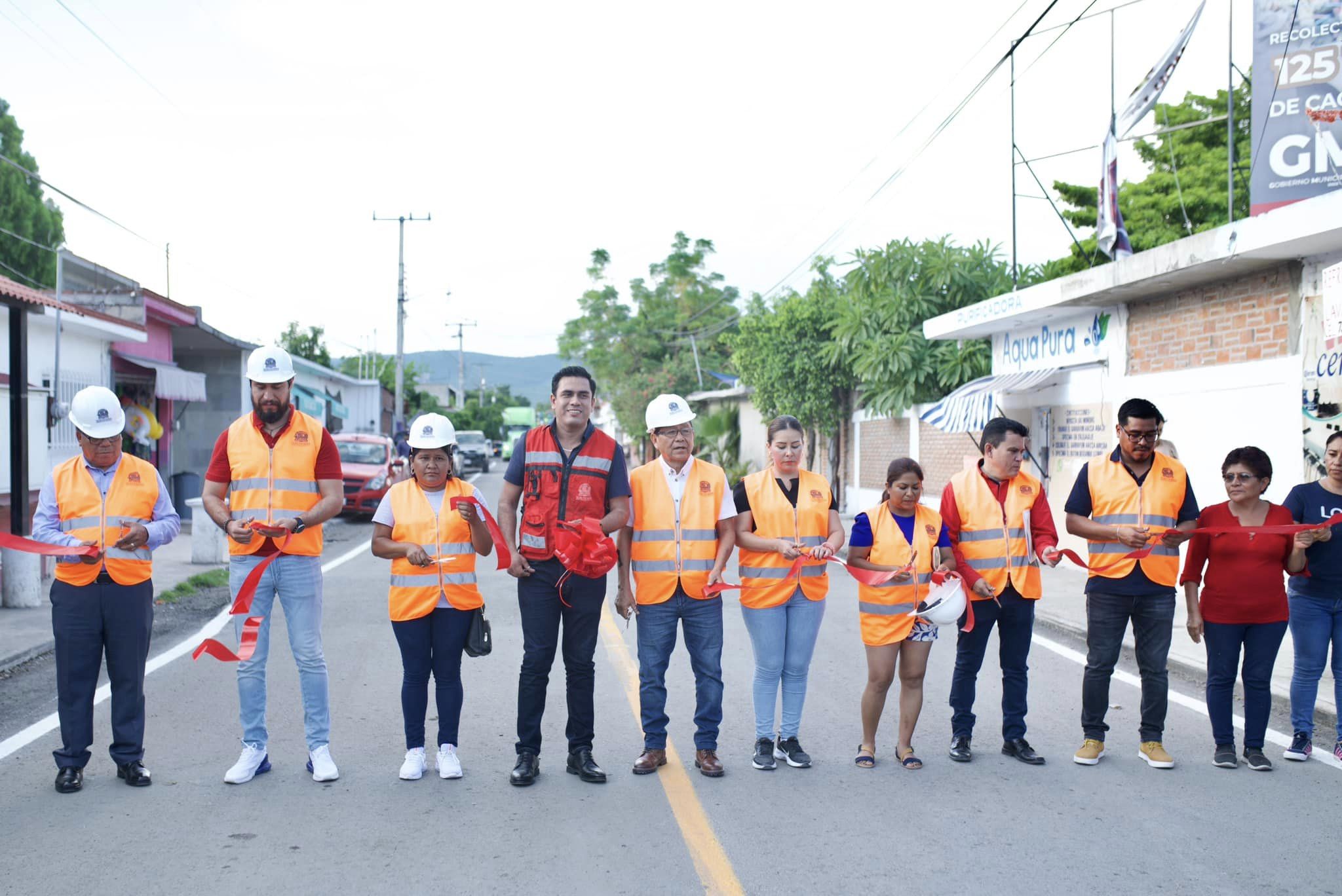 INAUGURA GABRIEL MORENO BRUNO PRIMERA ETAPA DE LA REHABILITACIÓN DE CARRETERA PUEBLO NUEVO – ACAMILPA